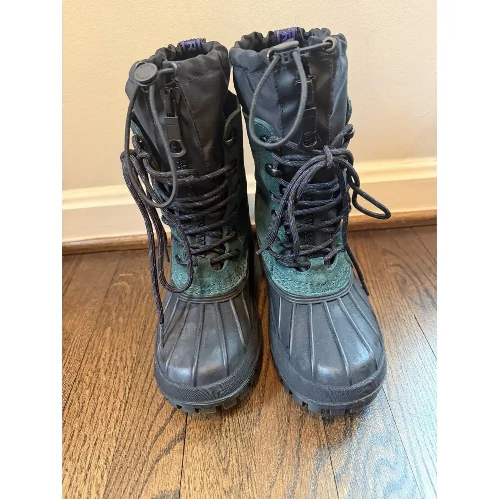 Hunter Skylar Waterproof Boot Green/black Women's Sz 7 $225